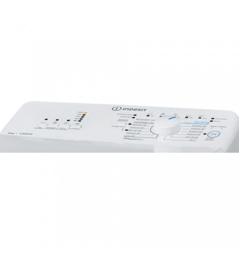 Indesit BTW L60300 IT N lavadora Carga superior 6 kg 1000 RPM D Blanco
