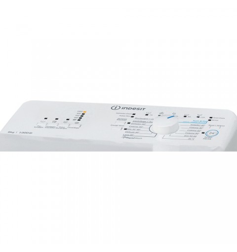 Indesit BTW L60300 IT N lavatrice Caricamento dall'alto 6 kg 1000 Giri min D Bianco