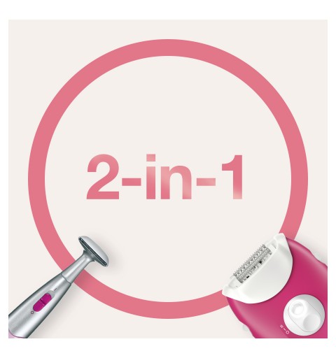 Braun Silk-épil 3 81711457 epilator 20 tweezers Pink, White