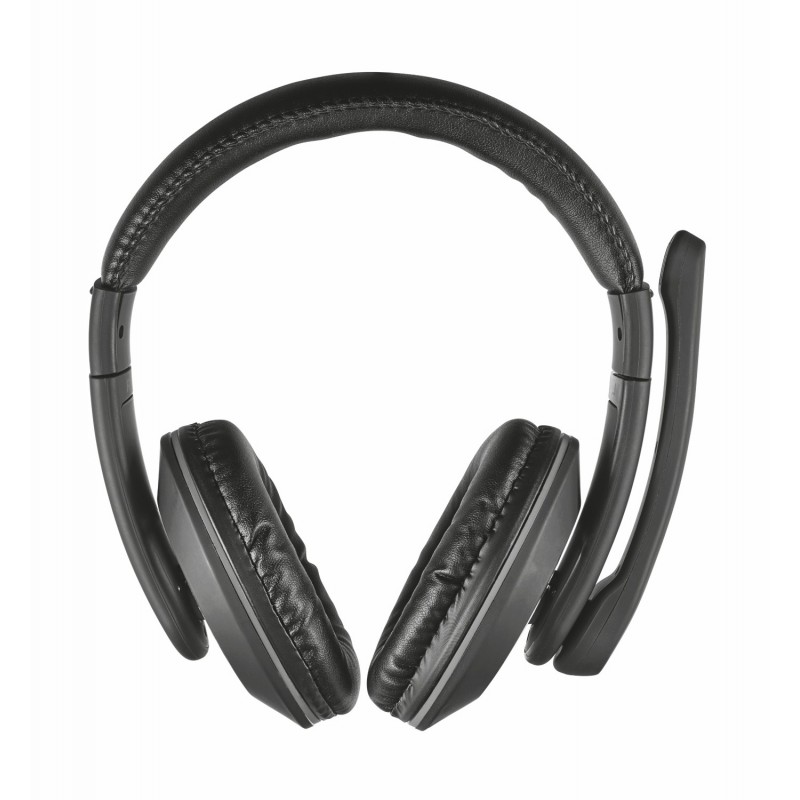 Trust 21662 auricular y casco Auriculares Alámbrico Diadema Llamadas Música Negro