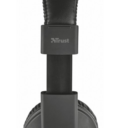 Trust 21662 auricular y casco Auriculares Alámbrico Diadema Llamadas Música Negro