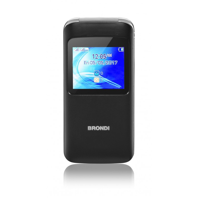 Brondi Window 4,5 cm (1.77") 78 g Noir Téléphone numérique