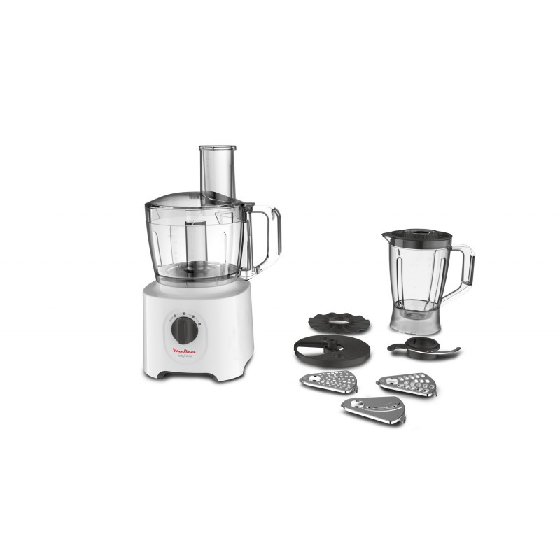 Moulinex FP246110 food processor 700 W 2.4 L White