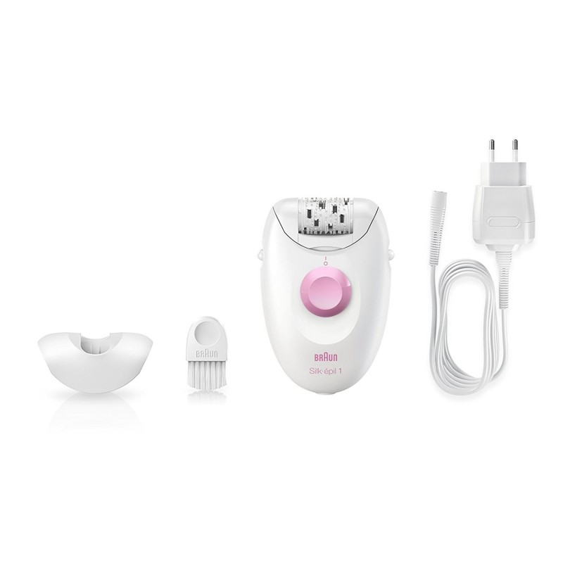 Braun Silk-épil 1 Silk Epil 1370 20 pinzas Rosa, Blanco