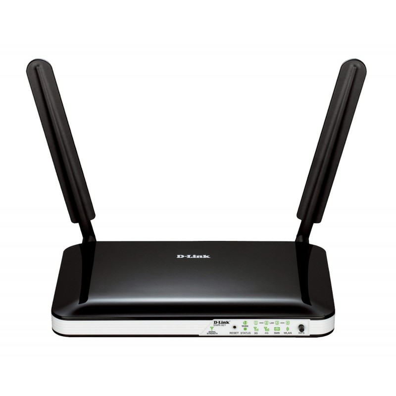 D-Link DWR-921 E WLAN-Router Schnelles Ethernet Einzelband (2,4GHz) 3G 4G Schwarz, Weiß