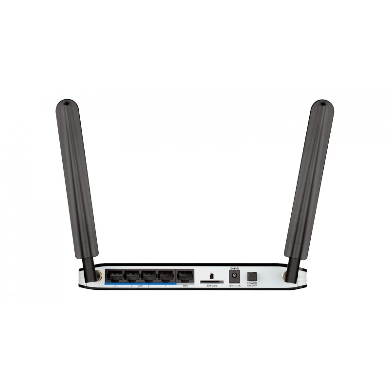 D-Link DWR-921 E WLAN-Router Schnelles Ethernet Einzelband (2,4GHz) 3G 4G Schwarz, Weiß