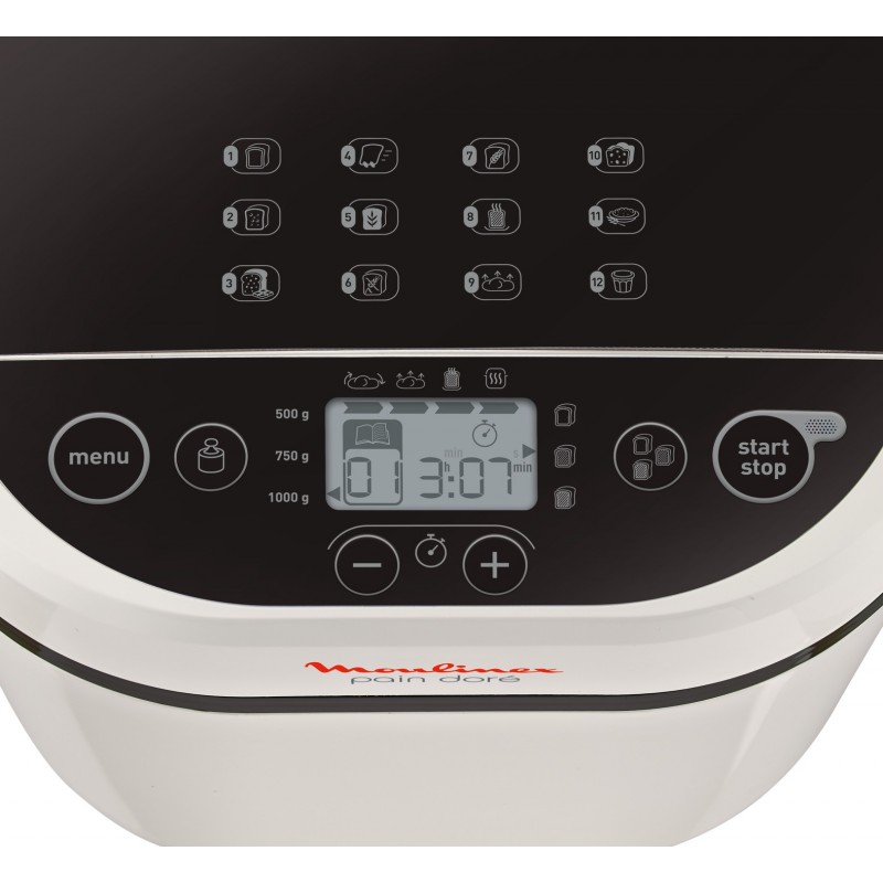 Moulinex OW210130 panificadora 720 W Blanco