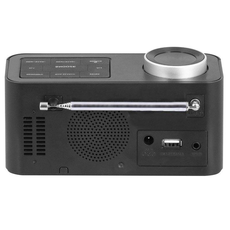 Trevi RC 80D6 DAB Portable Analog & digital Black, Silver