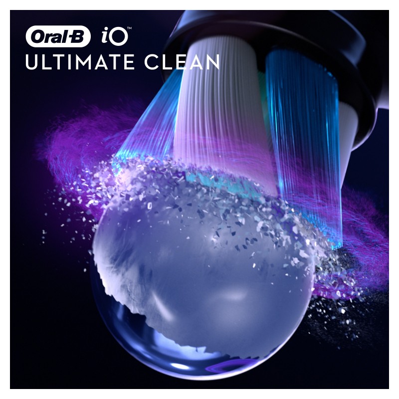 Oral-B iO Ultimate Clean iO Testine Di Ricambio Ultimate Clean Nere. 2 Pezzi