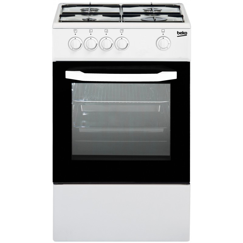 Beko CSG42001FW cocina Cocina independiente Encimera de gas Blanco