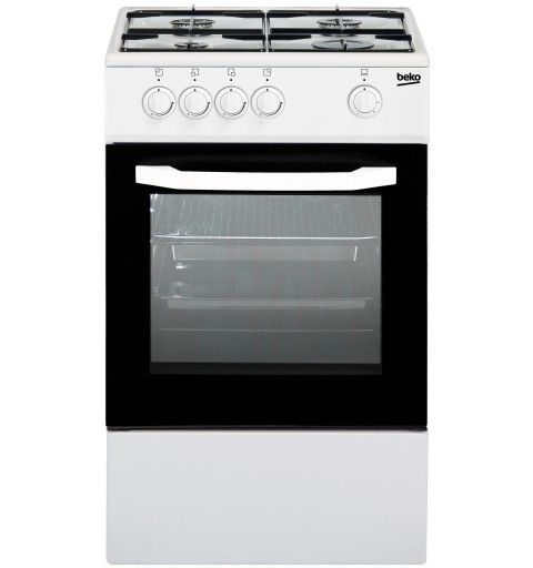 Beko CSG42001FW cocina Cocina independiente Encimera de gas Blanco