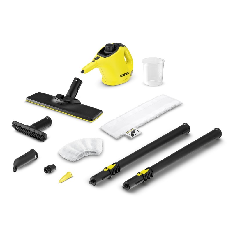 Kärcher SC 1 Portable steam cleaner 0.2 L 1200 W Black, Yellow