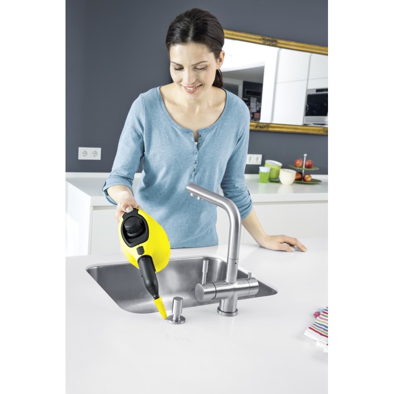 Kärcher SC 1 Portable steam cleaner 0.2 L 1200 W Black, Yellow