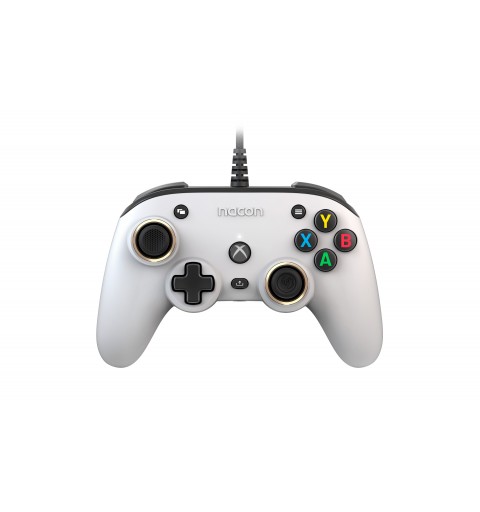 NACON Pro Compact Controller Bianco USB Gamepad Xbox One, Xbox Series S, Xbox Series X