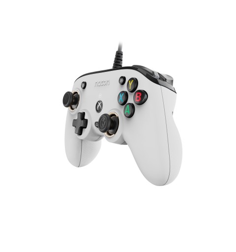 NACON Pro Compact Controller Blanc USB Manette de jeu Xbox One, Xbox Series S, Xbox Series X