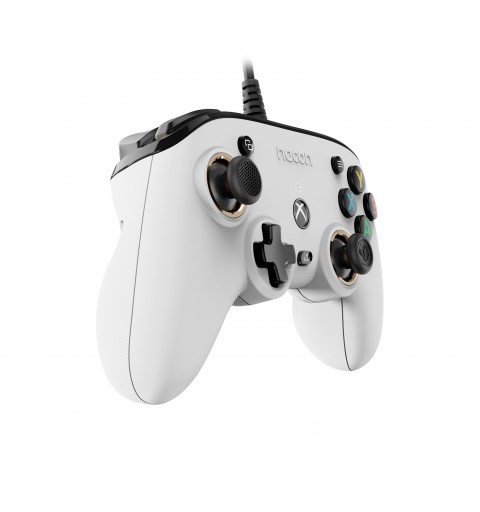 NACON Pro Compact Controller Bianco USB Gamepad Xbox One, Xbox Series S, Xbox Series X