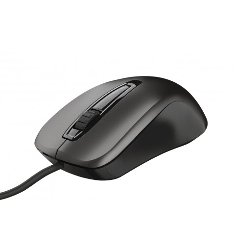 Trust Carve mouse Ambidestro USB tipo A Ottico 1200 DPI