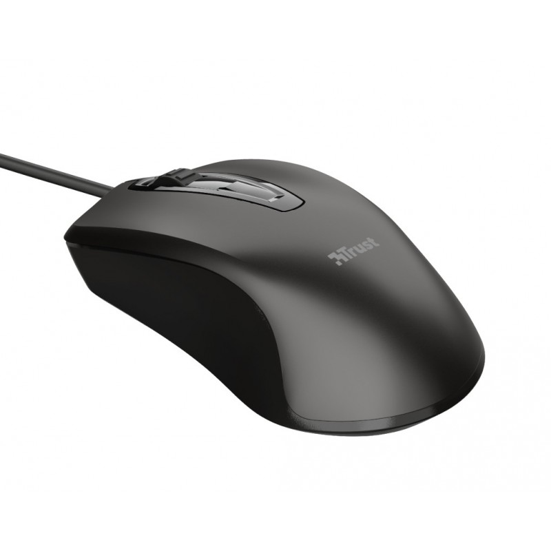 Trust Carve mouse Ambidestro USB tipo A Ottico 1200 DPI