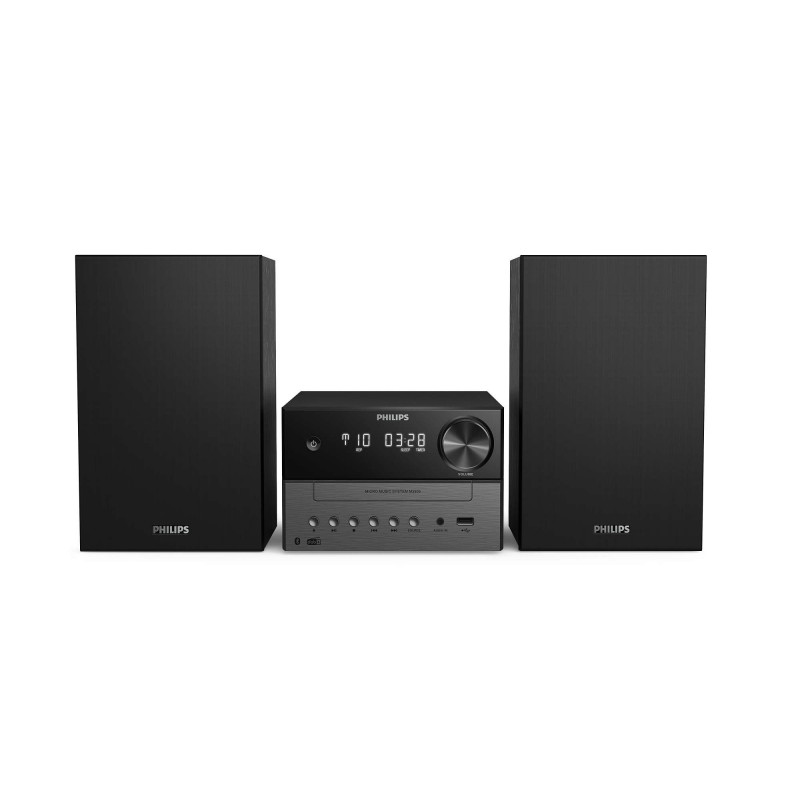 Philips TAM3505 12 sistema de audio para el hogar Microcadena de música para uso doméstico 18 W Negro, Gris