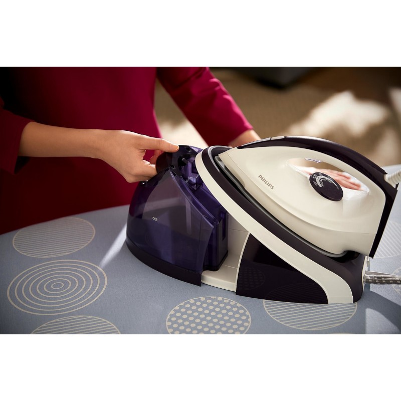 Philips HI5919 30 iron Steam iron Ceramic soleplate 2400 W Purple, White