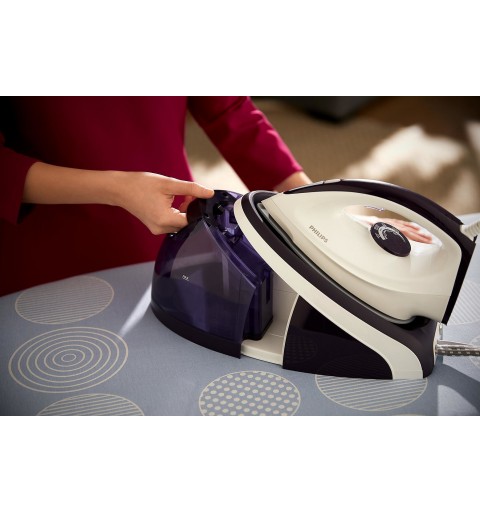 Philips HI5919 30 iron Steam iron Ceramic soleplate 2400 W Purple, White