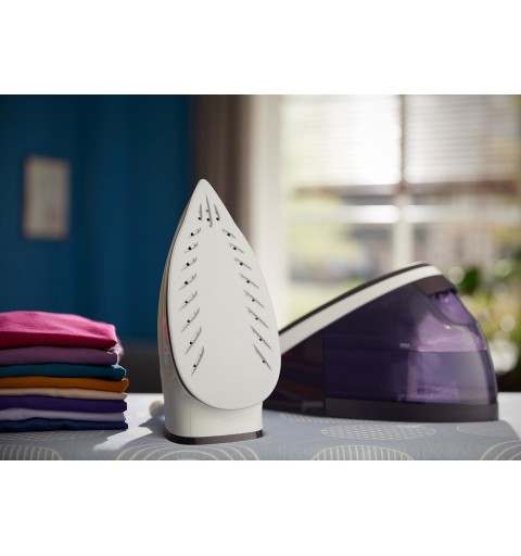 Philips HI5919 30 iron Steam iron Ceramic soleplate 2400 W Purple, White