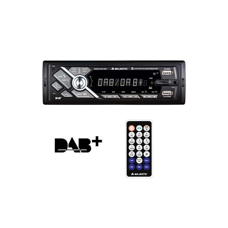 New Majestic DAB-444 BT Black 180 W Bluetooth