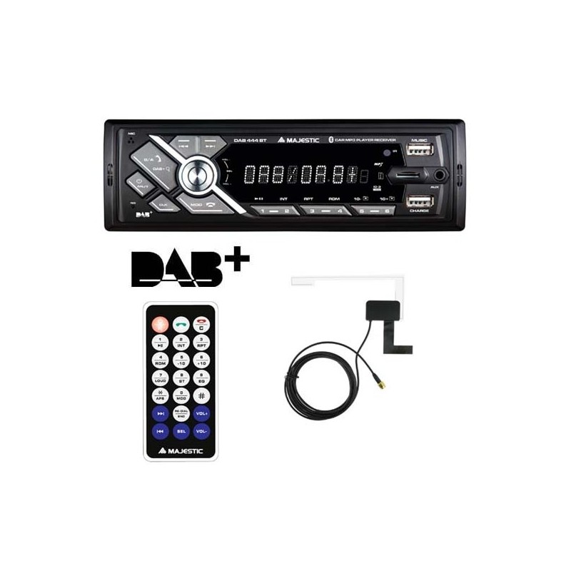 New Majestic DAB-444 BT Schwarz 180 W Bluetooth