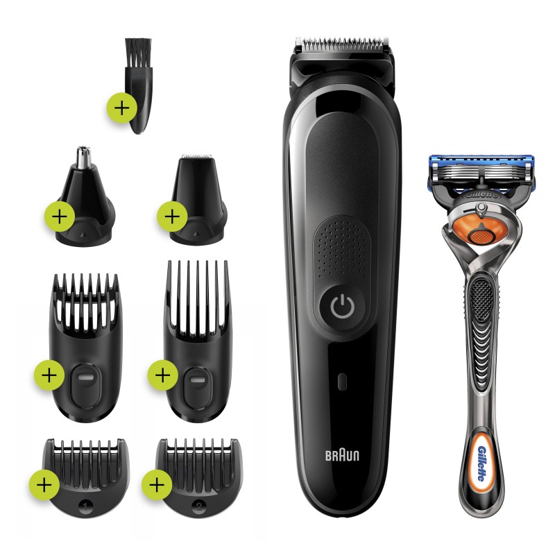Braun 81705165 cortadora de pelo y maquinilla Negro, Gris