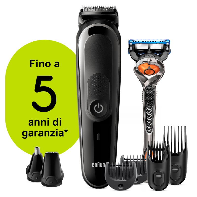 Braun 81705165 cortadora de pelo y maquinilla Negro, Gris