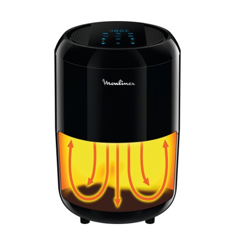 Moulinex EZ3018 Sencillo 1,5 L Independiente 1030 W Freidora Negro