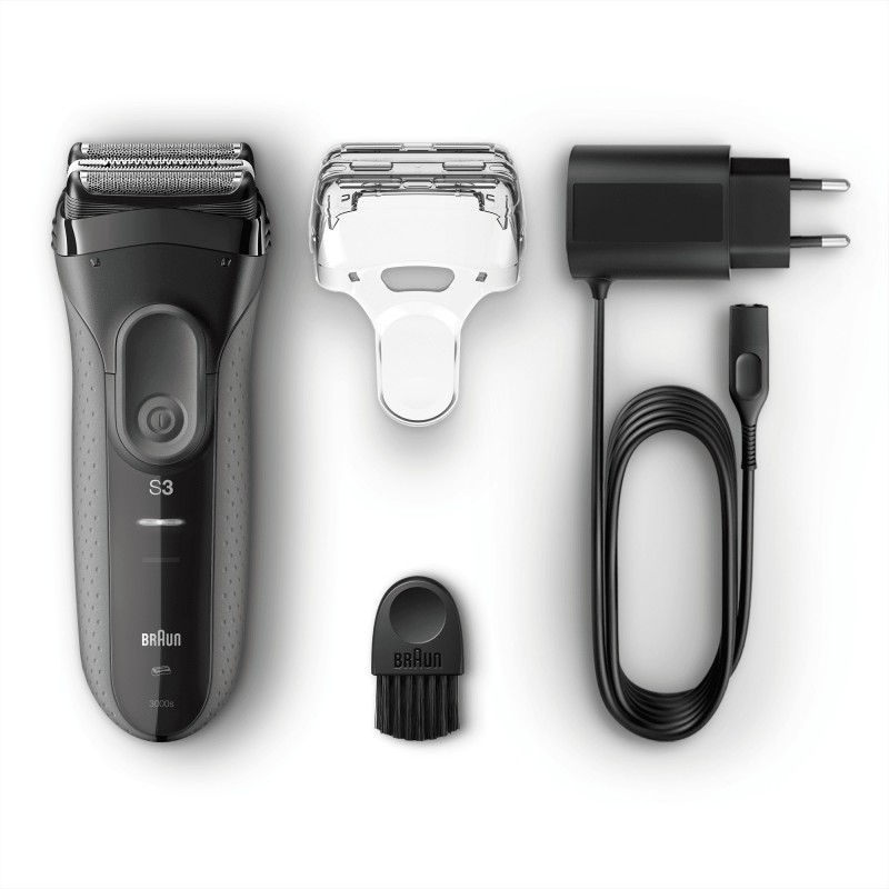 Braun Series 3 ProSkin 3000s Rasoio Elettrico, Nero - Rasoio Elettrico Ricaricabile