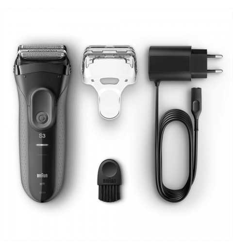 Braun Series 3 ProSkin 3000s Rasoio Elettrico, Nero - Rasoio Elettrico Ricaricabile