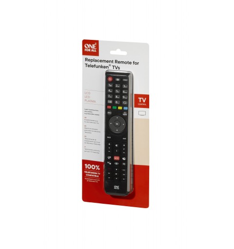 One For All TV Replacement Remotes Telefunken TV Replacement Remote