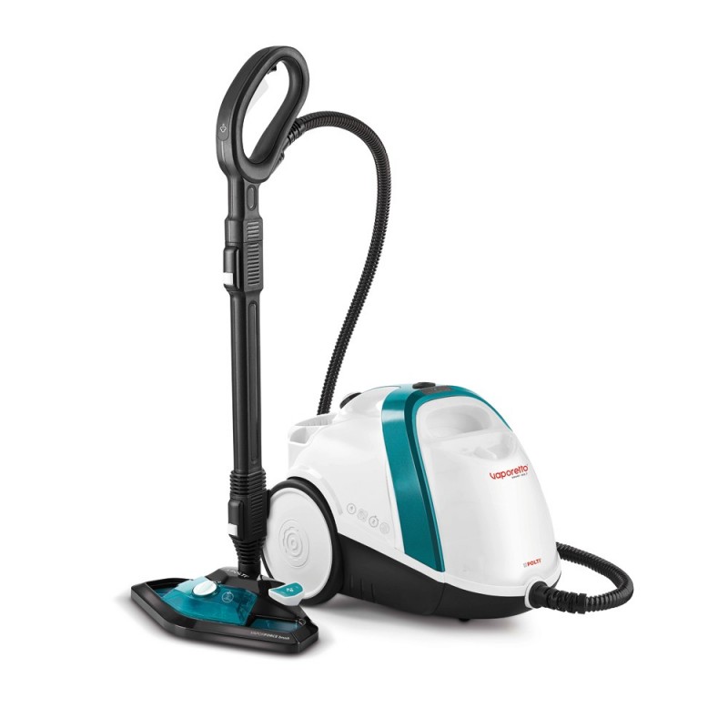 Polti Vaporetto Smart 100_T Cylinder steam cleaner 1500 W Blue, White