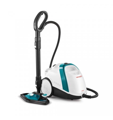 Polti Vaporetto Smart 100_T Cylinder steam cleaner 1500 W Blue, White