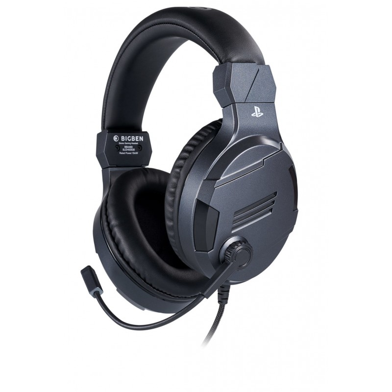 BIG BEN PS4OFHEADSETV3TITAN headphones headset Wired Head-band Gaming Titanium