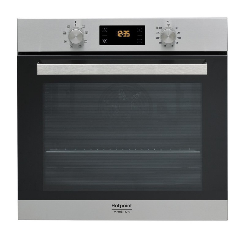 Hotpoint FA3 540 H IX HA four 66 L 2900 W A Noir, Acier inoxydable