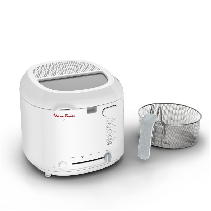 Moulinex AF203 Sencillo Independiente 1600 W Freidora Blanco