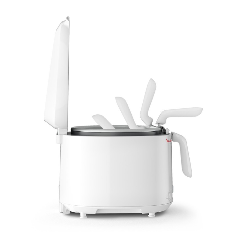 Moulinex AF203 Sencillo Independiente 1600 W Freidora Blanco