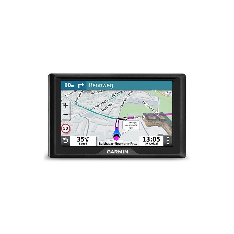 Garmin Drive 52 & Live Traffic navegador Portátil Fijo 12,7 cm (5") TFT Pantalla táctil 170,8 g Negro