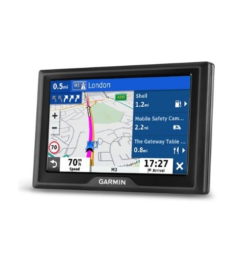 Garmin Drive 52 & Live Traffic navegador Portátil Fijo 12,7 cm (5") TFT Pantalla táctil 170,8 g Negro