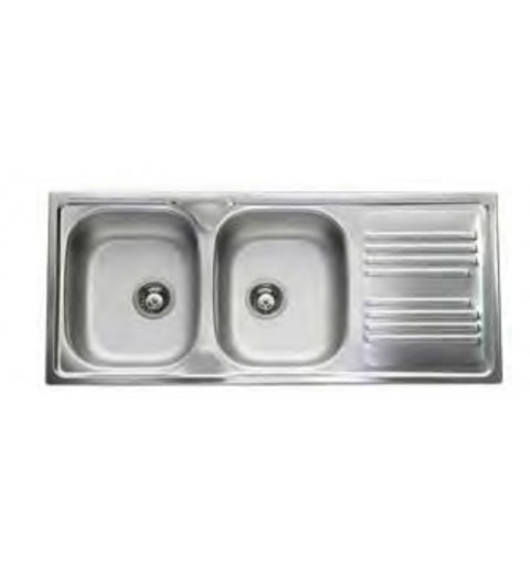 Apell TM1162IRPC kitchen sink Top-mounted sink Rectangular Stainless steel