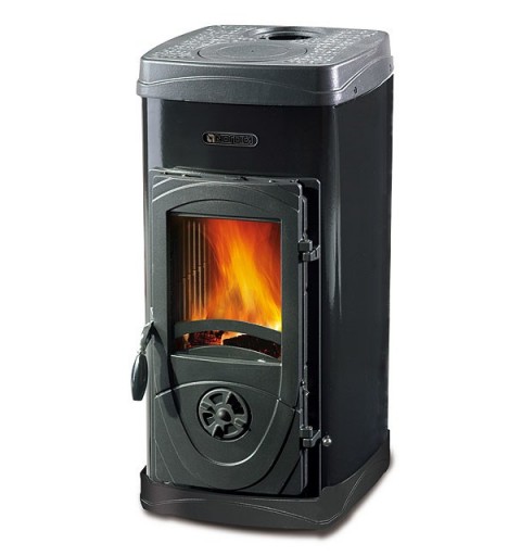 La Nordica Super Max stove Freestanding Firewood Black