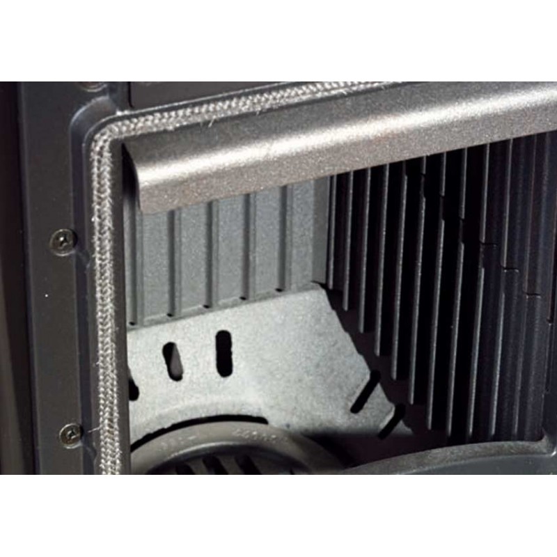 La Nordica Super Max stufa Libera installazione A legna Nero