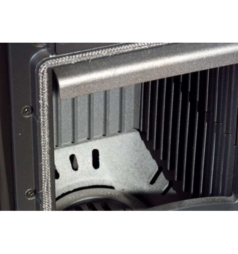 La Nordica Super Max stufa Libera installazione A legna Nero