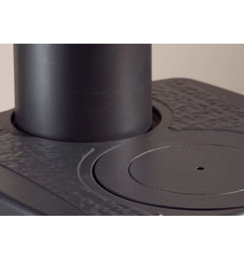 La Nordica Super Max stufa Libera installazione A legna Nero