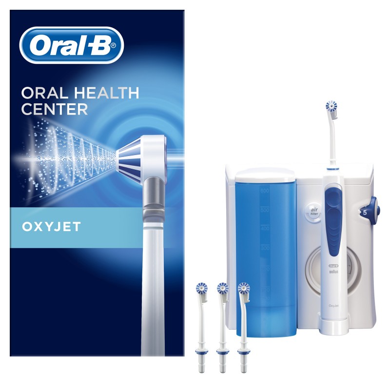 Oral-B Oxyjet Sistema Pulente Con Idropulsore Con 4 Testine Oxyjet