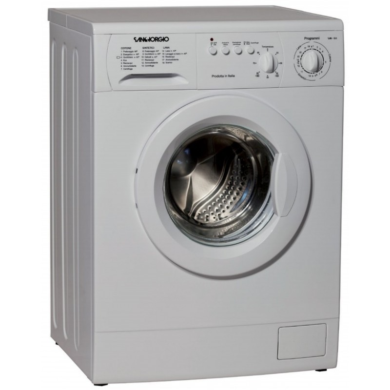 SanGiorgio S4210C machine à laver Charge avant 5 kg 1000 tr min C Blanc