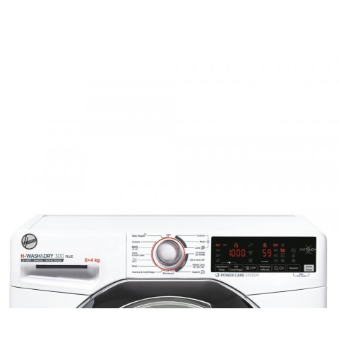 Hoover H-WASH 300 PLUS H3DS4464TAMCE-11 lavasciuga Libera installazione Caricamento frontale Bianco E